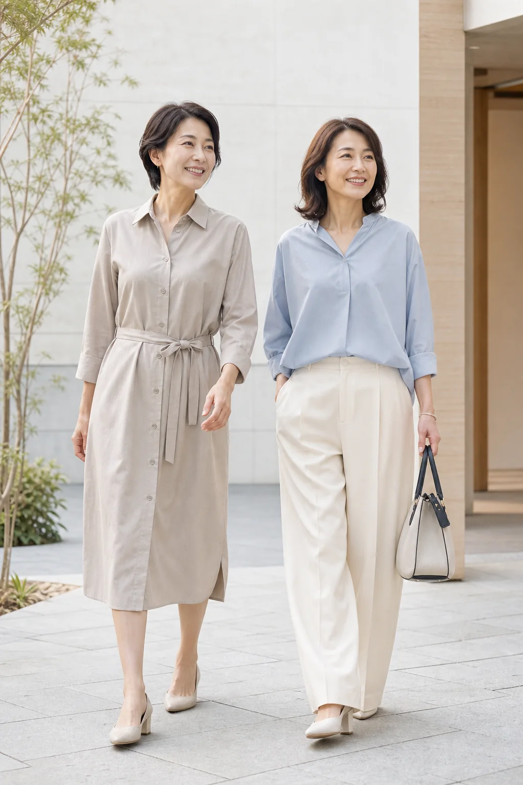 Mature woven daywear apparel concept